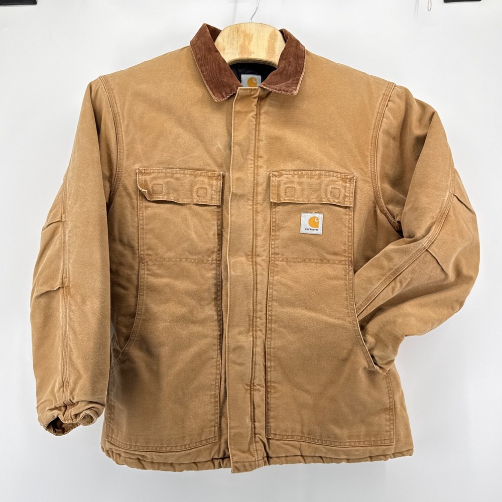 Carhartt C03 BRN Arctic Traditional Coat Jacket 44 Men Regular Brown USA Made